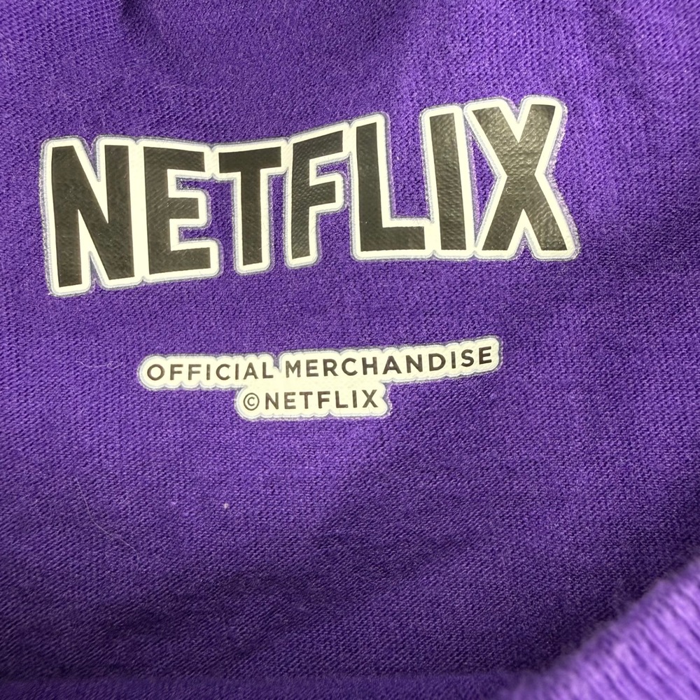 Netflix K-Pop Demon Hunters Purple Graphic T-Shirt Kids Youth Medium Port Co - Picture 3 of 13